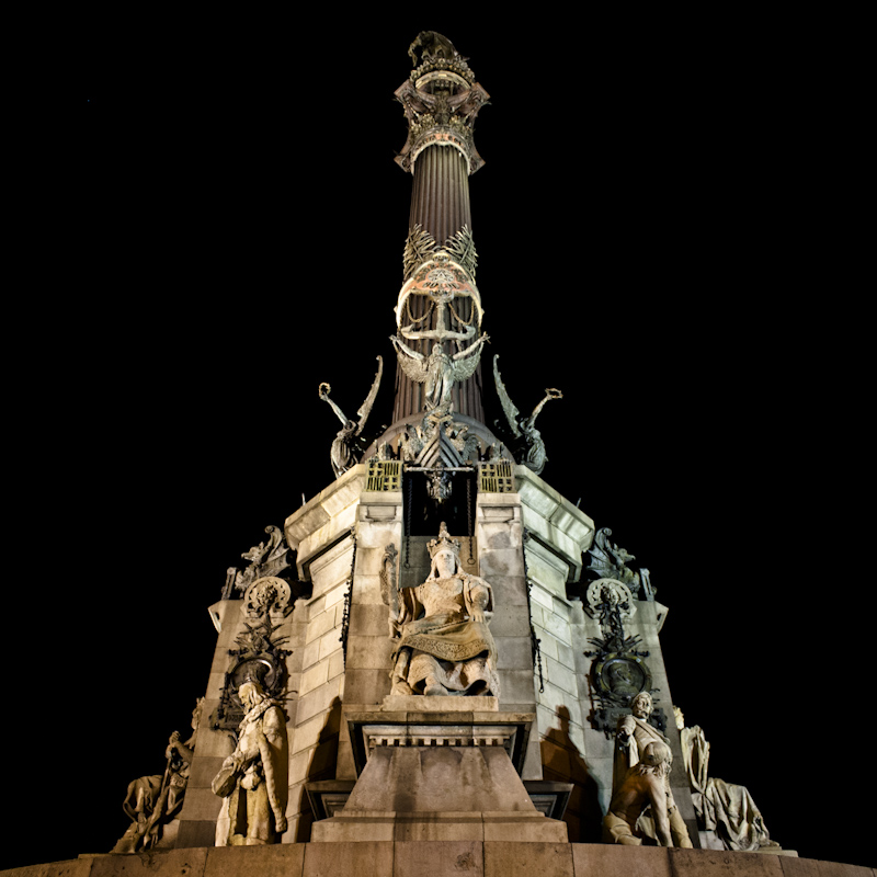 Columbus Monument, built on the site of his return to Spain after his first voyage to the Americas.